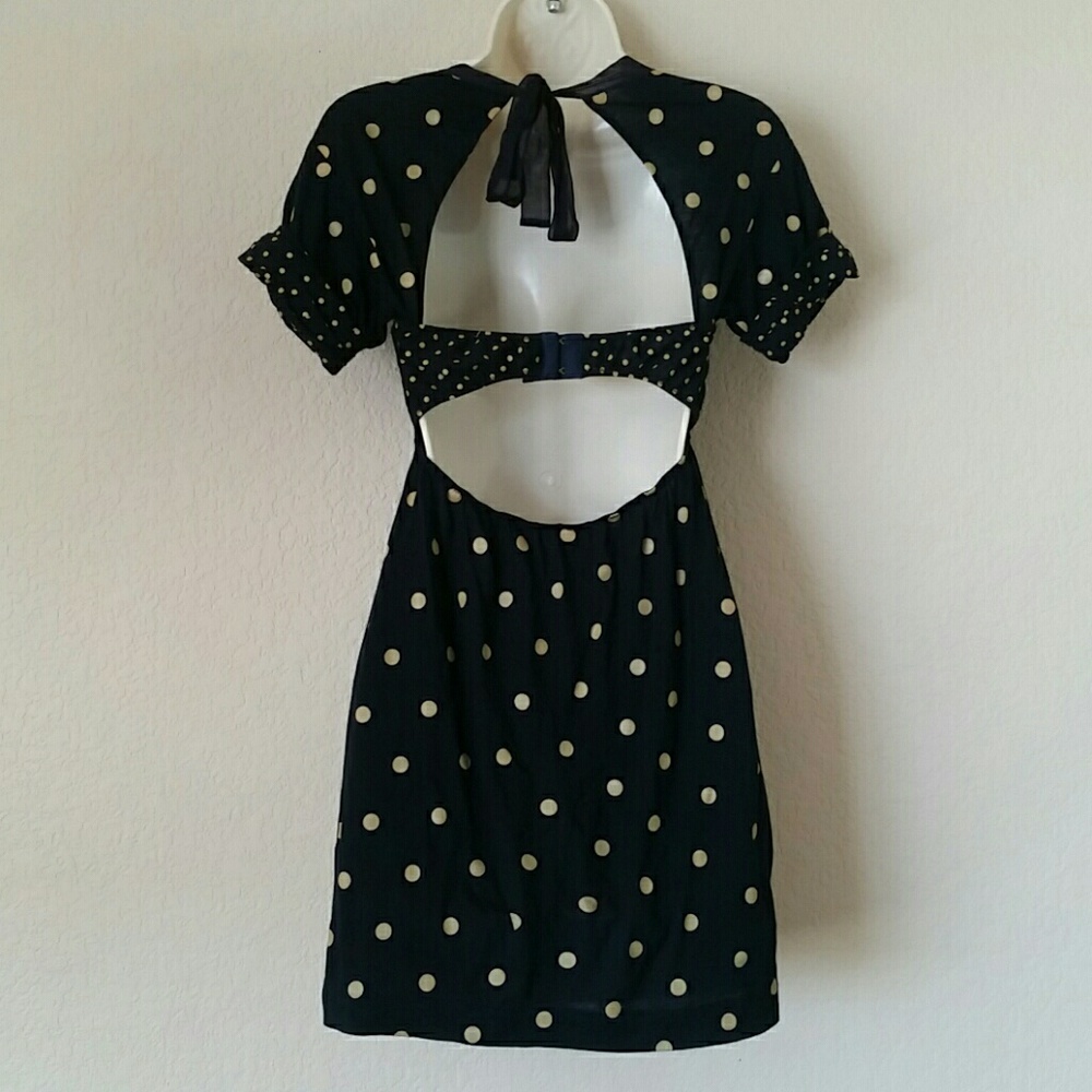 3.1 Phillip Lim Cut Out Back Polka Dot Dress - Picture 3 of 8